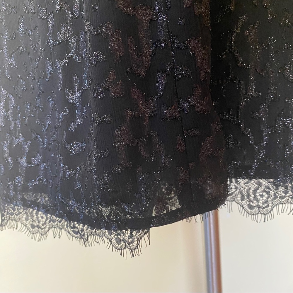 Bcbgeneration Black V-Neck Spaghetti Strap Romper - image 8